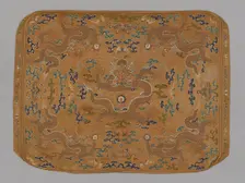 Cushion Cover, China, Qing dynasty (1644-1911), 1720/50. Creator: Unknown