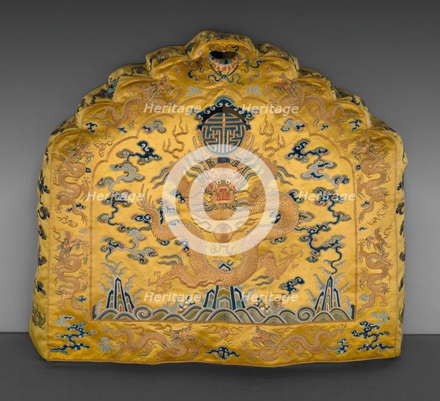 Cushion Cover, China, Qing dynasty (1644-1911), 1775/1800. Creator: Unknown.
