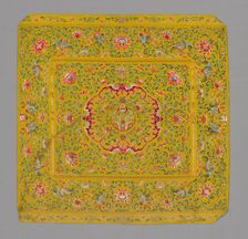 Cushion Cover, China, Qing dynasty (1644-1911), 1800/50. Creator: Unknown