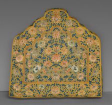 Cushion Cover, China, Qing dynasty (1644-1911), 1800/25. Creator: Unknown
