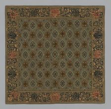 Cushion Cover, China, Qing dynasty (1644-1911), c. 1900. Creator: Unknown