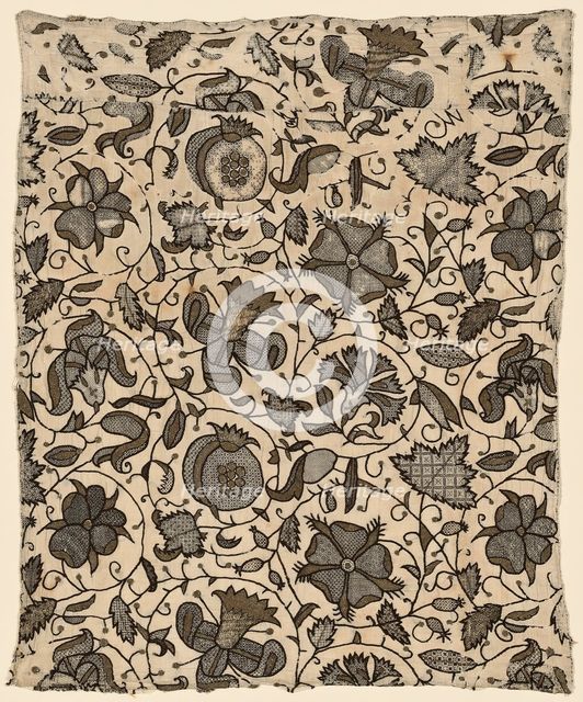 Cushion Cover (Made from a Woman's Dress), England, late 16th century. Creator: Unknown.