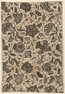 Cushion Cover (Made from Woman's Dress), England, Elizabethan period, 1575/1600. Creator: Unknown