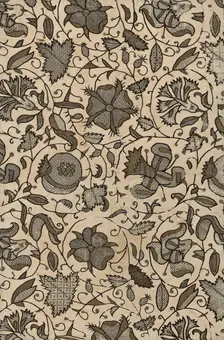 Cushion Cover (Made from Woman's Dress), England, Elizabethan period, 1575/1600. Creator: Unknown