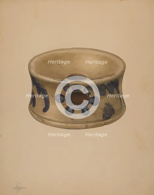 Cuspidor, 1940. Creator: Giacinto Capelli.