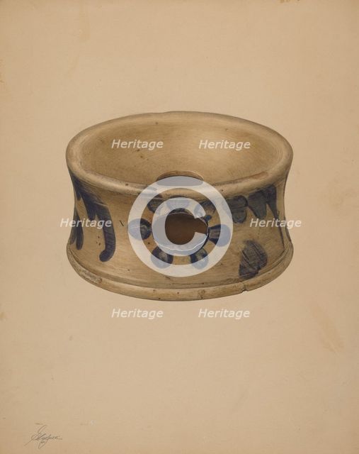 Cuspidor, 1940. Creator: Giacinto Capelli.