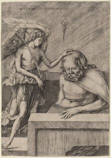 Custodi Nos Dormientes (The Guardian Angel), c. 1509. Creator: Jacopo de Barbari