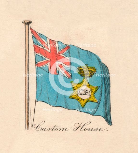 'Custom House' 1838. Artist: Unknown.