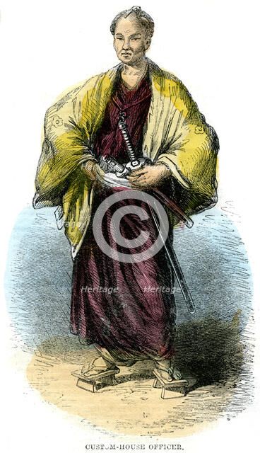 'Custom-House Officer', Japan, 19th century. Artist: Unknown
