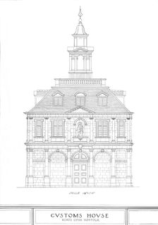 Custom House, King's Lynn, Norfolk, 1925