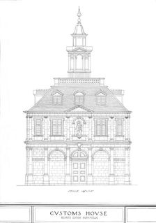 Custom House, King's Lynn, Norfolk, 1925