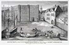 Custom House, London, c1815. Artist: Bartholomew Howlett