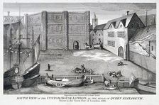 Custom House, London, c1815. Artist: Bartholomew Howlett