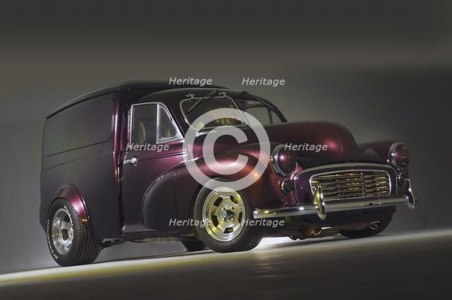 Customised Morris Minor Van. Artist: Unknown.