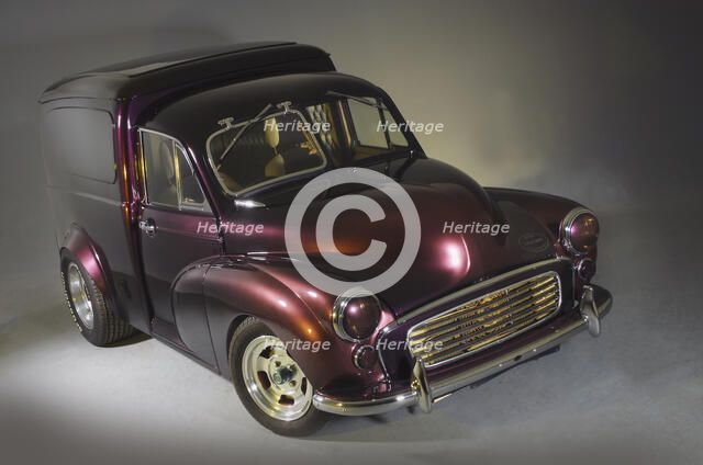 Customised Morris Minor Van. Artist: Unknown.