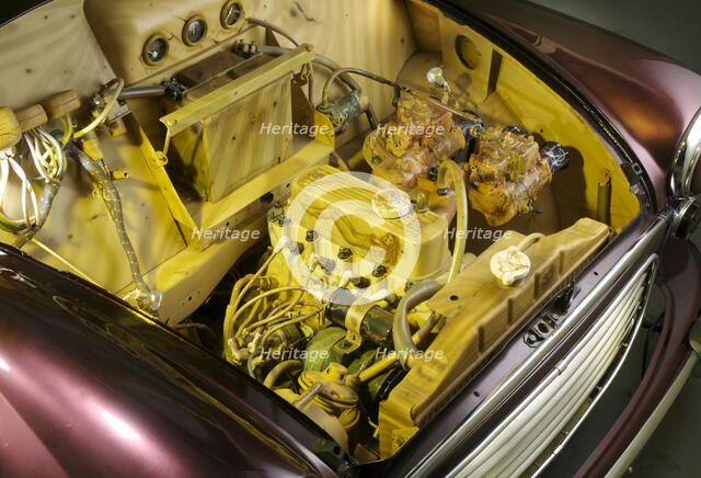 Customised Morris Minor Van. Artist: Unknown.