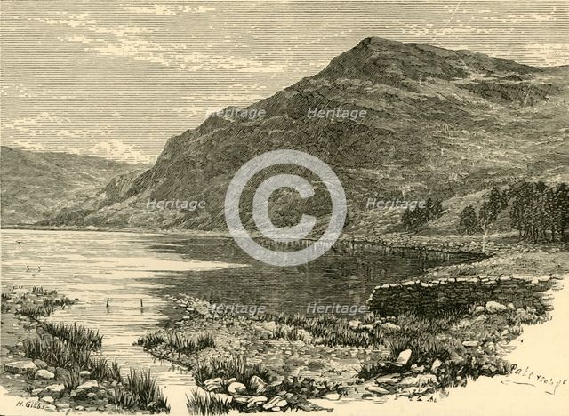 'Cwm Buchan Lake and Craig-Y-Saith', 1898. Creator: Unknown.