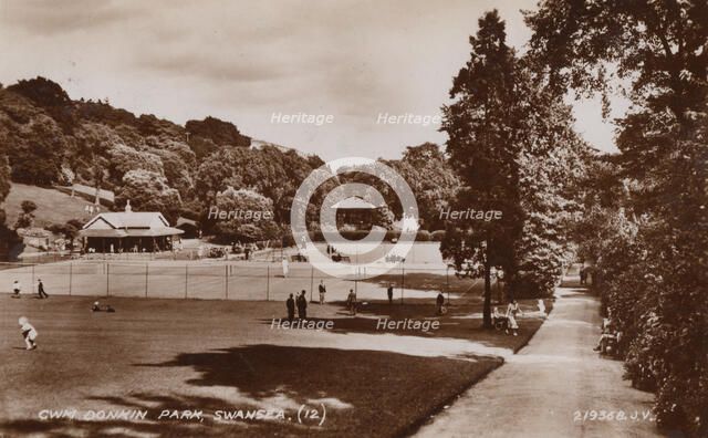 Cwm Donkin Park, Swansea, 1936. Creator: Unknown.