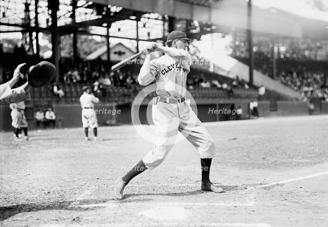 Cy Falkenburg, Cleveland Al, at National Park, Washington, D.C. (Baseball), 1913. Creator: Harris & Ewing.