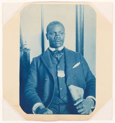 Cyanotype of a porter from the Hotel Palomares, 1885-1899. Creator: Unknown