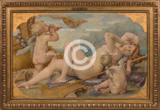 Cybele and Amphitrite, 1859. Creator: Baudry, Paul Jacques Aimé (1828-1886).