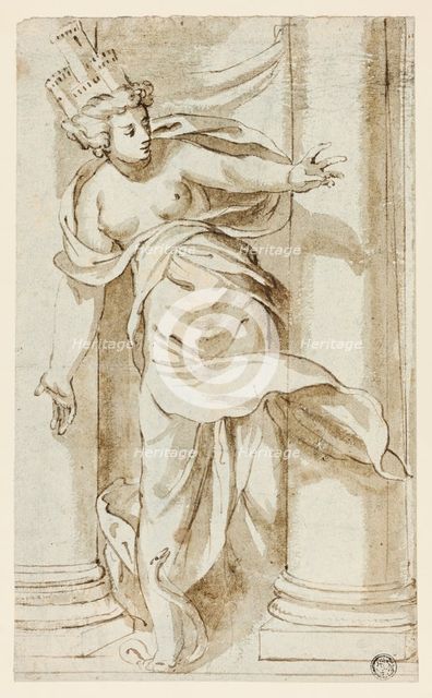 Cybele Stepping on a Serpent, n.d. Creator: Unknown.