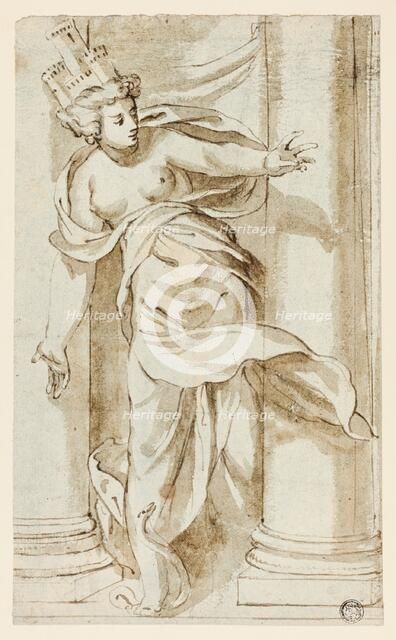 Cybele Stepping on a Serpent, n.d. Creator: Unknown.