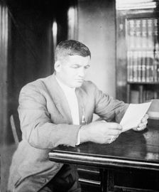 Cyclone Johnny Thompson, between c1910 and c1915. Creator: Bain News Service