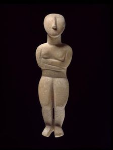 Cycladic figurine, Early Cycladic II Period, c2800-c2300BC