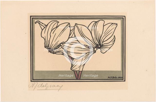 Cyclamen, 1920. Creator: Julie de Graag.
