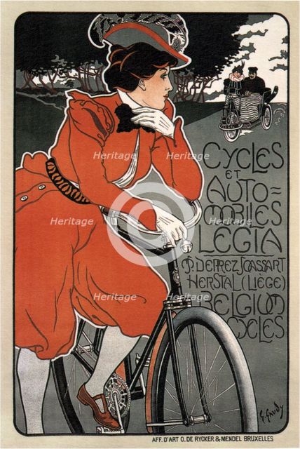 Cycles Automobiles Legia, 1898. Artist: Gaudy, Georges (1872-1940)