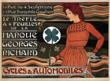 Cycles and cars Georges Richard, 1899. Artist: Grasset, Eugène (1841-1917)