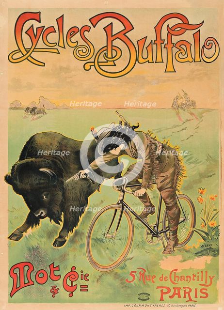 Cycles Buffalo, c1902. Creator: Gray (Boulanger), Henri (1858-1924).