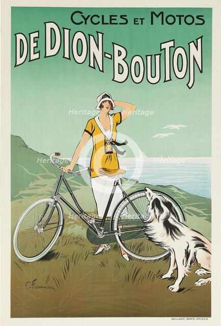 Cycles et Motos de Dion-Bouton, 1920s. Creator: Fournery, Félix (1865-1938).