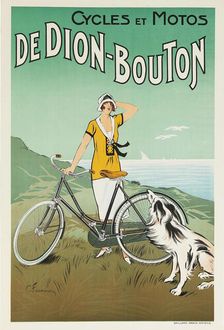 Cycles et Motos de Dion-Bouton, 1920s. Creator: Fournery, Félix (1865-1938)