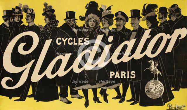 Cycles Gladiator, c. 1900. Creator: Henri, Paolo (active 1900s-1910s).