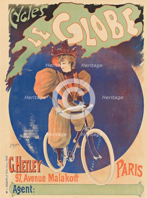 Cycles le Globe, 1891. Creator: Clouet, Emile (active c 1880-1900).