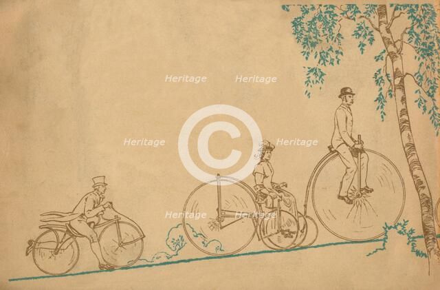 'Cycling 1839-1939 back cover', 1939. Artist: Unknown.