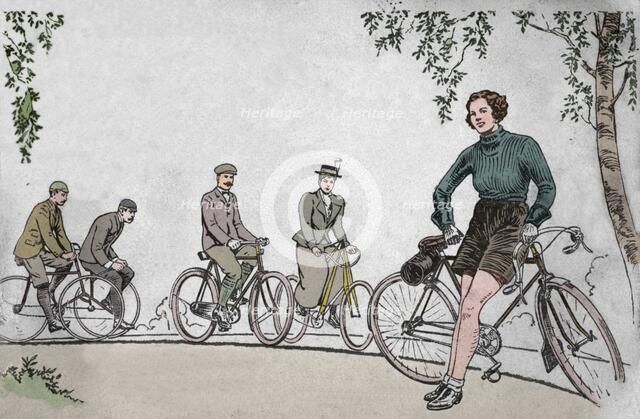 'Cycling 1839-1939 front cover', 1939. Artist: Unknown.