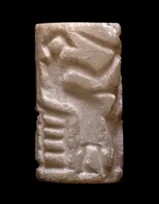 Cylinder Seal (Early Dynastic Human Activity Scenes), ED II, 2750-2600 BC