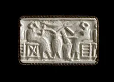 Cylinder Seal (Early Dynastic Human Activity Scenes), ED II, 2750-2600 BC