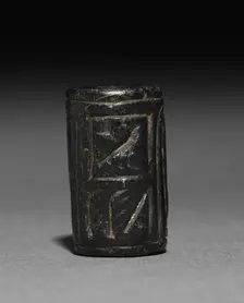 Cylinder Seal of Mycerinus, 2573-2124 BC. Creator: Unknown