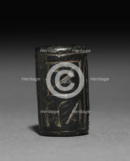 Cylinder Seal of Mycerinus, 2573-2124 BC. Creator: Unknown.