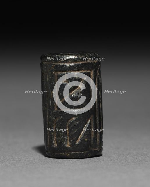 Cylinder Seal of Mycerinus, 2573-2124 BC. Creator: Unknown.