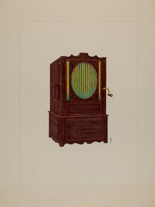 Cylinder Pipe Organ, c. 1940. Creator: Emilio Zito