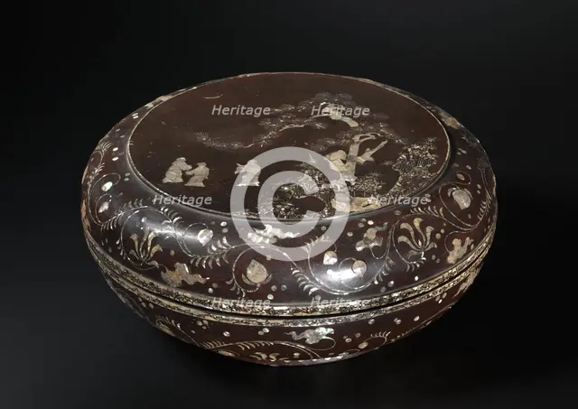 Cylindrical Box, 17th century. Creator: Unknown.