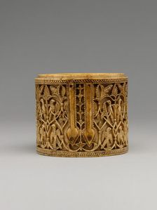 Cylindrical Box (Pyxis), Spain, 10th century. Creator: Unknown