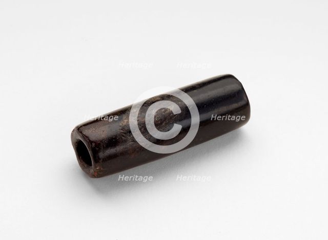 Cylindrical bead, Late Neolithic period, ca. 3300-2250 BCE. Creator: Unknown.