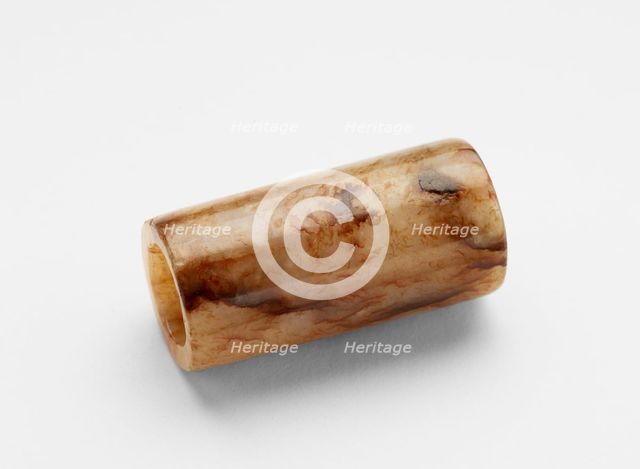 Cylindrical bead, Late Neolithic period, ca. 3300-2250 BCE. Creator: Unknown.