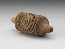 Cylindrical Seal with Flower-like Motif, Possibly 1200-200 B.C. Creator: Unknown